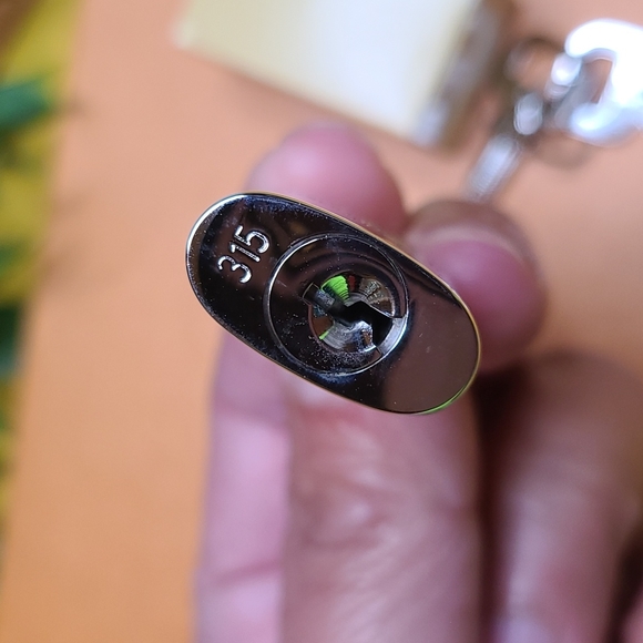 BNEW LOUIS VUITTON LV SILVER LOCK AND KEY SET #315 - Picture 4 of 7